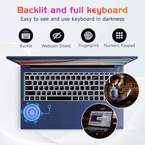NIMO 17.3" IPS FHD-Laptop, Intel 6 Cores i3-1215U 16GB RAM 512GB SSD (Beat Ryzen 5 7520U