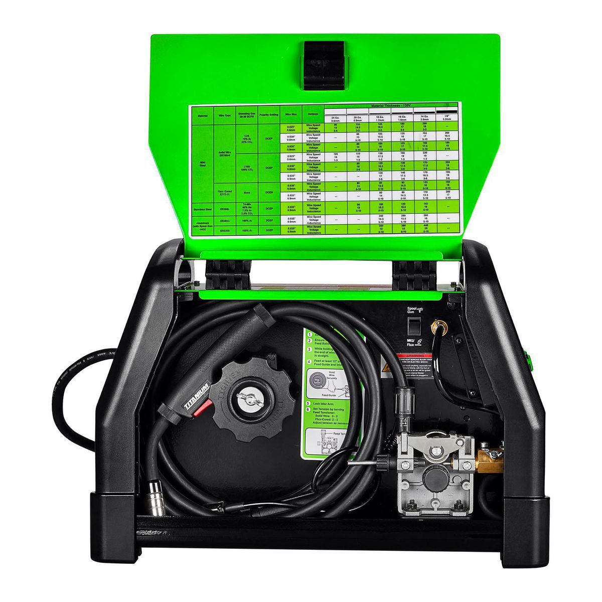 TITANIUM UNLIMITED 140 Professional Multiprocess Welder with 120V Input
