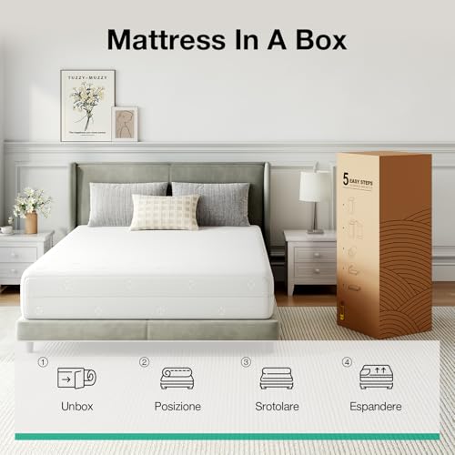 Novilla King Size Mattress 14 Inch, Hybrid Mattress King for Motion Isolation, Gel Memory Foam with Pressure Relief for Cool Night Sleep