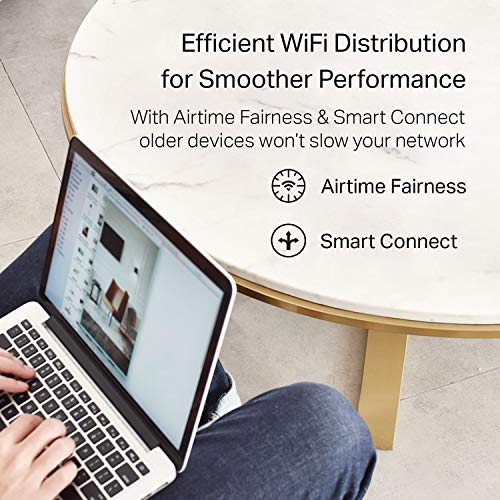 TP-Link Tri-Band BE9300 WiFi 7 Router (Archer BE550) - 6-Stream, Full 2.5G Ports w/ 6 Internal Antennas, Up to 2,000 Sq Ft