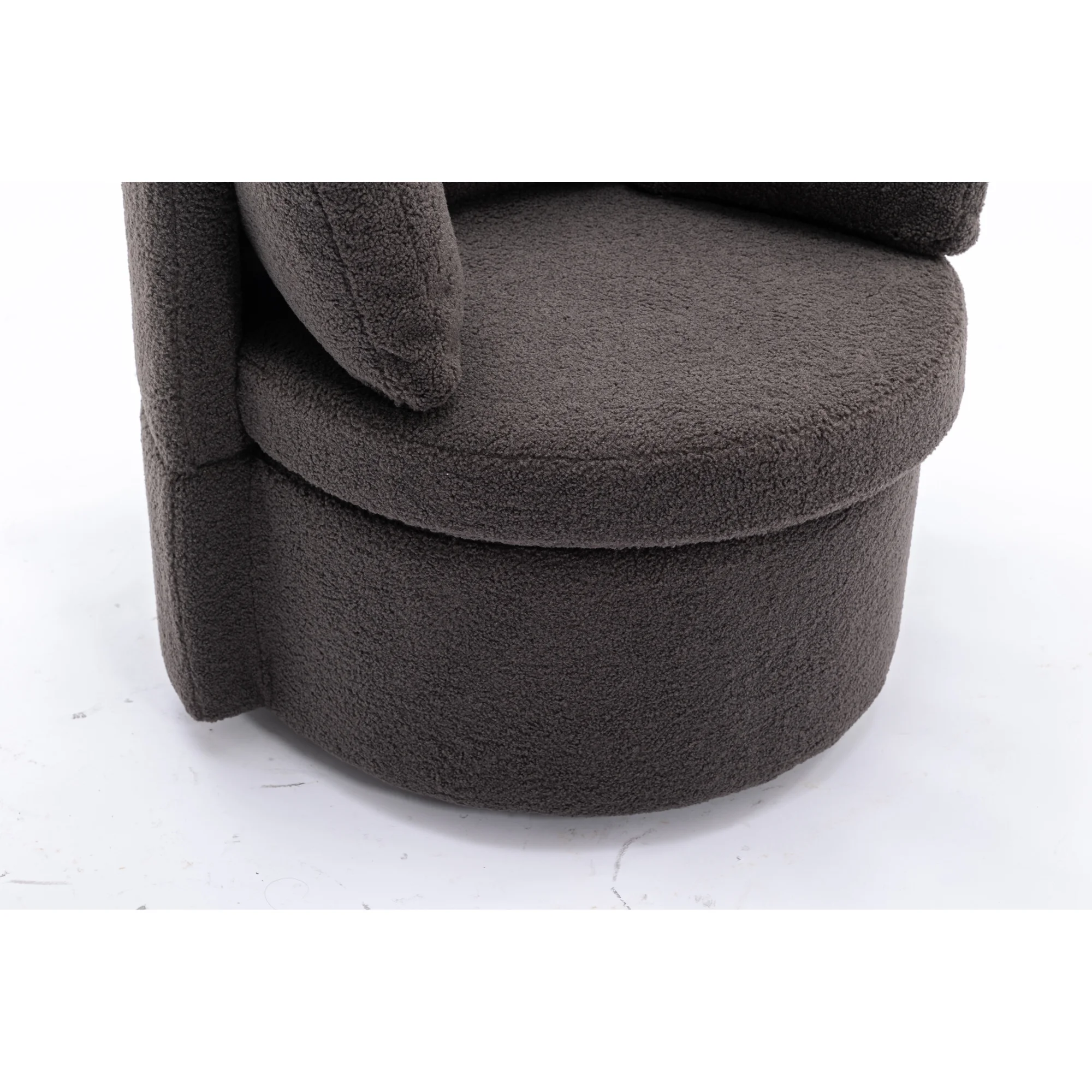 Swivel And Storage Chair For Living Room,Dark Gray