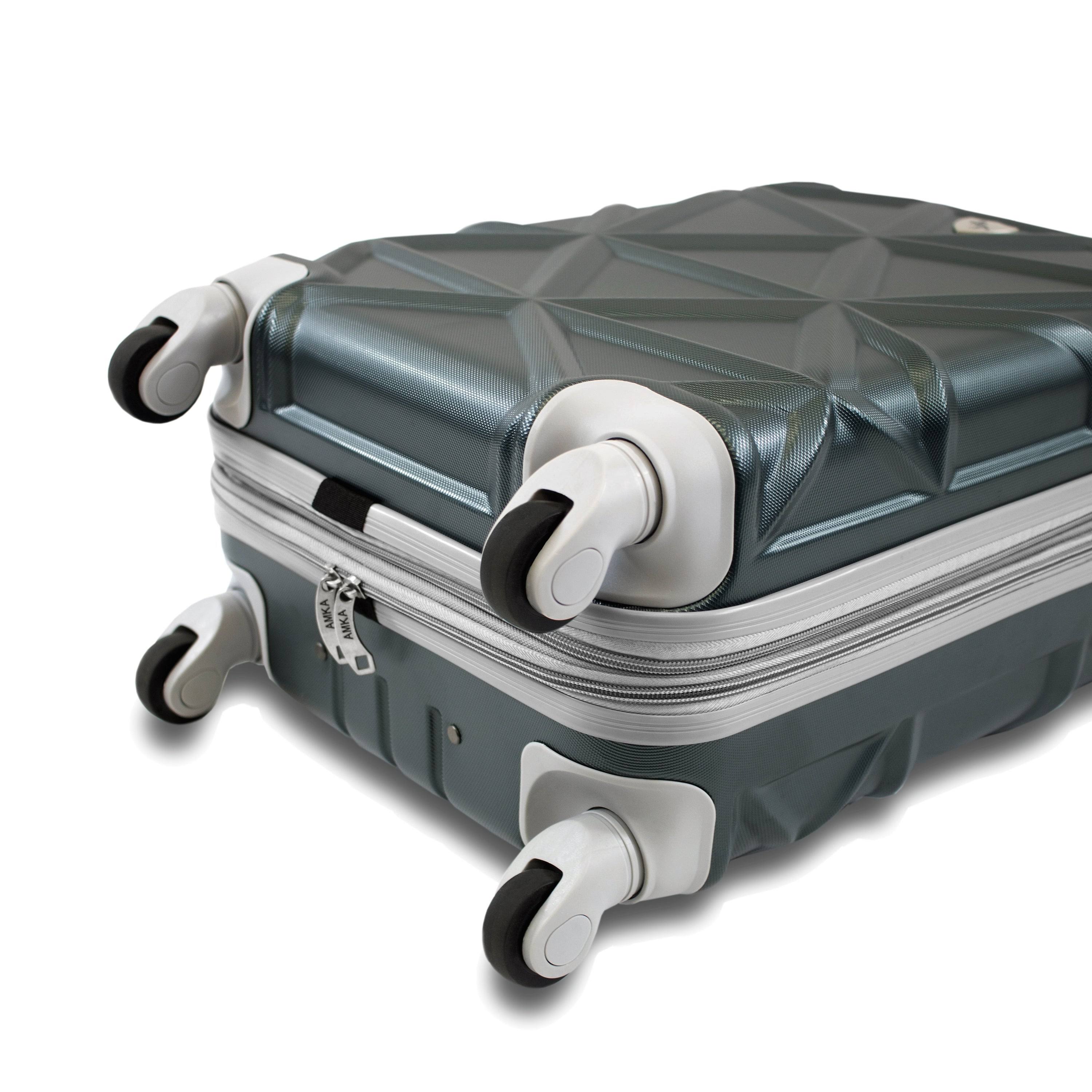 Amka Gem 20 in. Carry-On Hardside Spinner Suitcase - Forest Green