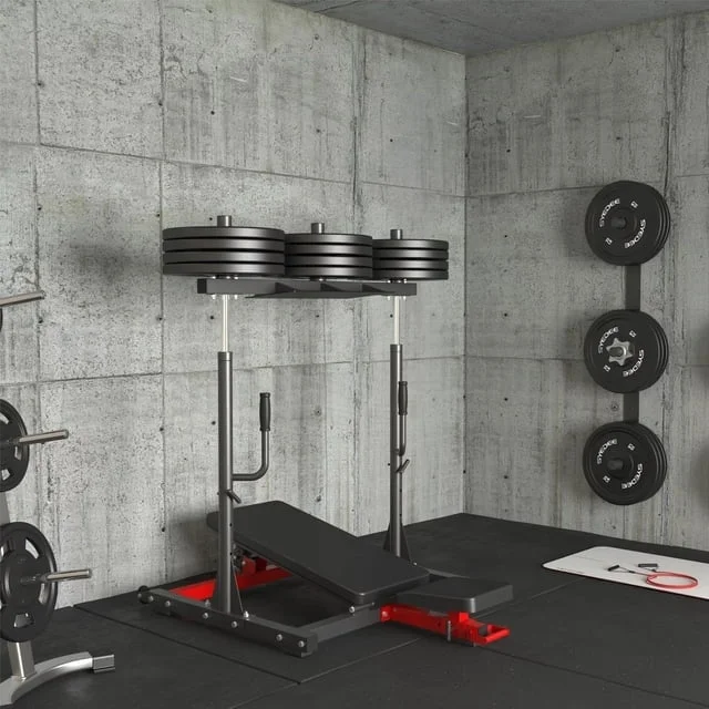 syedee Vertical Leg Press Machine, 600LBS Leg Strengthening Workout Machine with Transport Wheels and 3 Height Choice