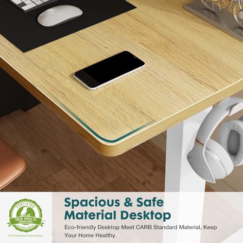 Standing Desk, Adjustable Height Electric Sit Stand Up Down Computer Table