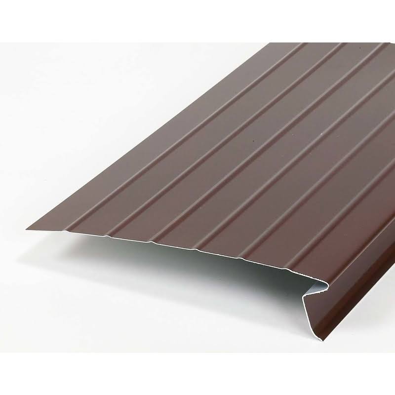 Amerimax 6 in. W x 10 ft. L Aluminum Drip Edges Royal Brown - Case Of: 25;