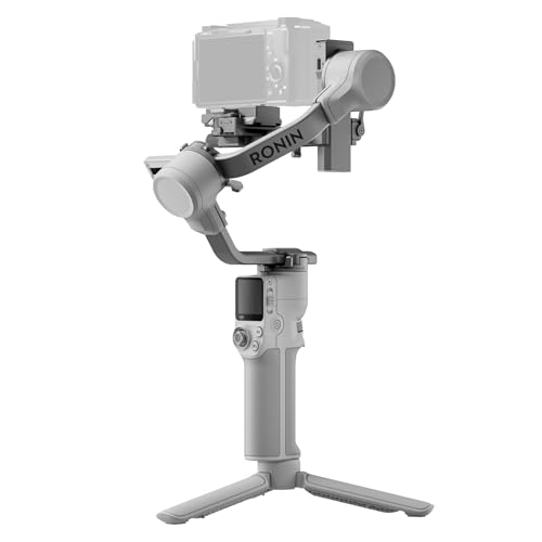DJI RS 4 Mini, Gimbal Stabilizer for Cameras Canon/Sony/Panasonic/Nikon/Fujifilm, Auto Axis Locks, 2kg/4.4lbs Payload, Intelligent Tracking