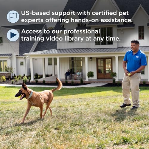 Invisible Fence GPS Dog Fence & Tracking Collar Bundle with Training Flags (White) & Treat Bag (Blue), Wireless GPS Tracker Collar