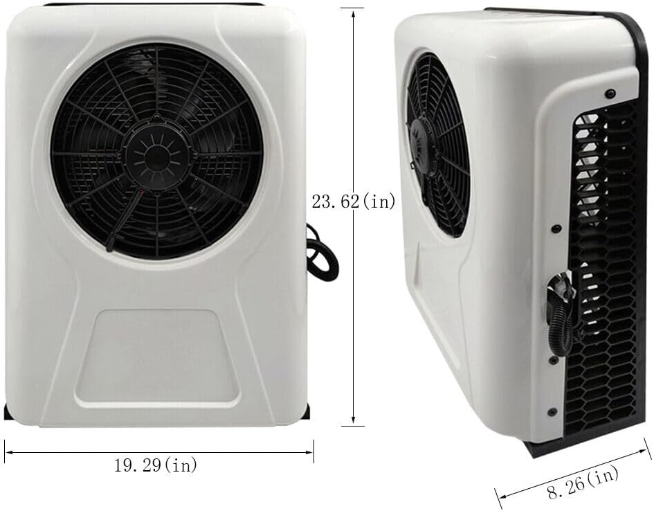 12V split electric transport truck air conditioner 12V DC air conditioner，electric air conditioning unit are applicable to trucks, RVs, buses