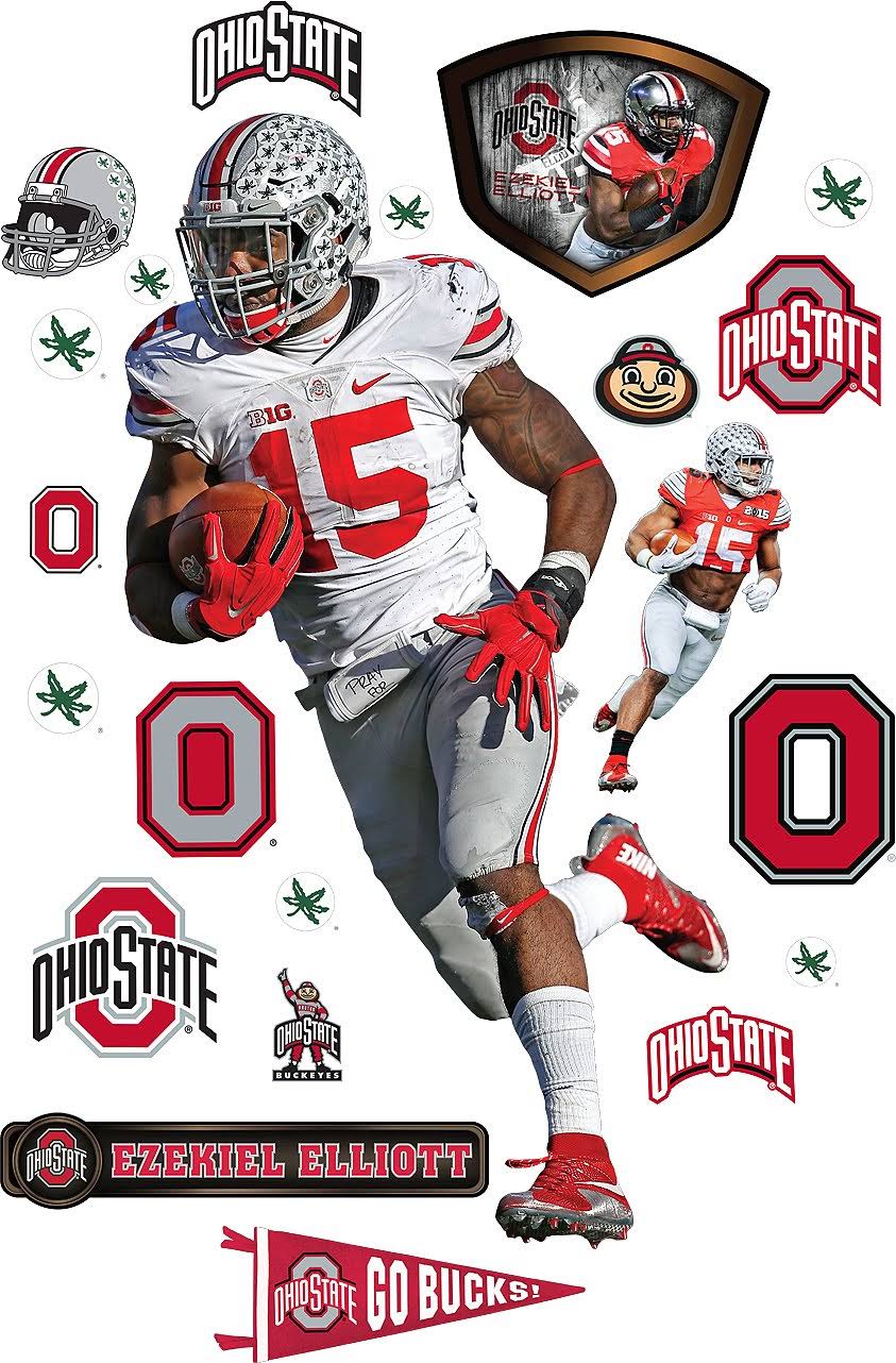 Ohio State Buckeyes Ezekiel Elliot Wall Decal by Fathead