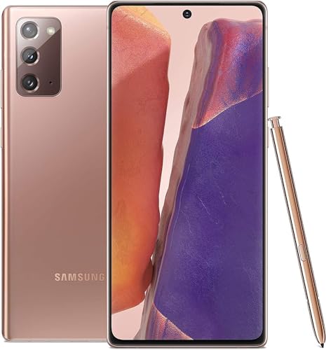 Samsung Electronics Galaxy Note 20 5G Unlocked Android Cell Phone | US Version | 128GB of Storage | Mobile Gaming Smartphone | Long-Lasting Battery |