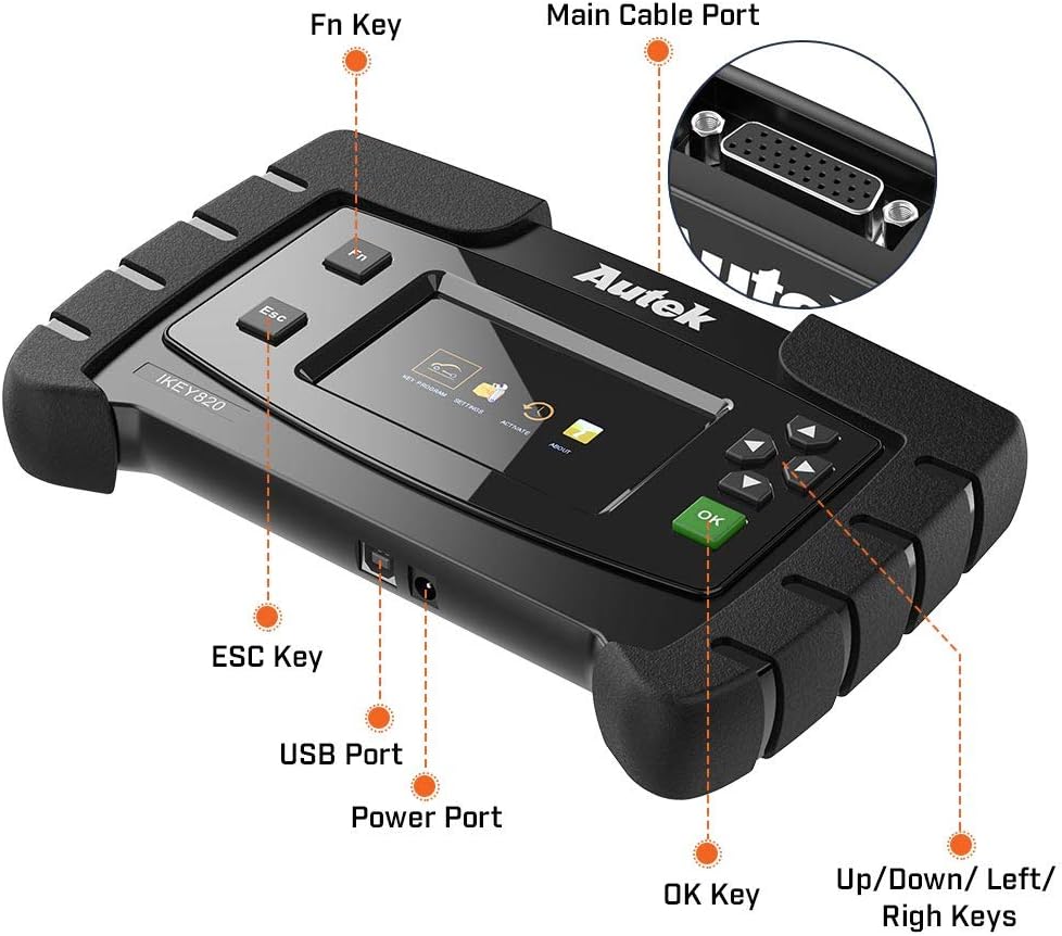 Autek IKey820 Auto Programmer Professional Pin Code Reader All Key Lost Programming