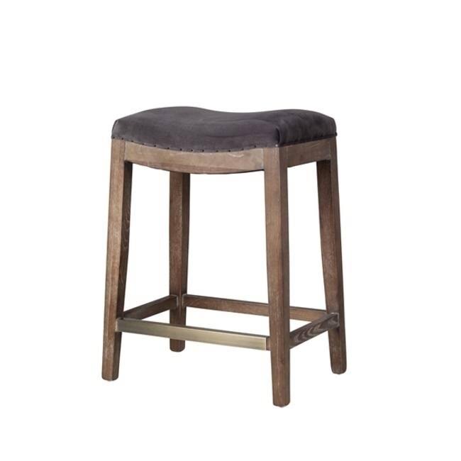 HCD Saddle Wood Stool - N/A - Green