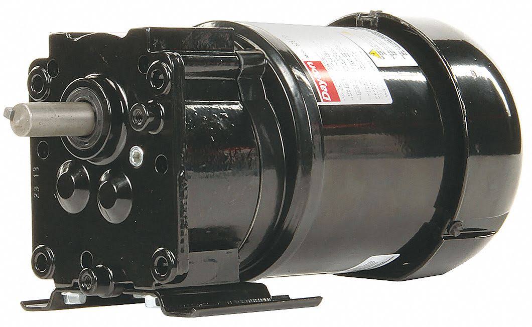 Dayton 6Z822 AC Gearmotor, 161 RPM, TEFC, 115/230V