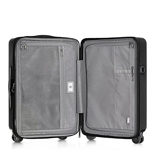 Traveler's Choice Markham Hardside Expandable Luggage with Double Spinner Wheels, Carry-On 21-Inch Suitcase, Green