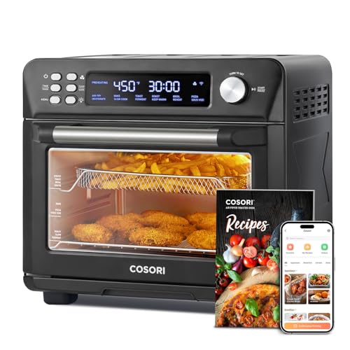 COSORI Smart 12-in-1 Air Fryer Toaster Oven Combo, Airfryer Convection Oven Countertop, Bake, Roast, Reheat, Broiler, Dehydrate