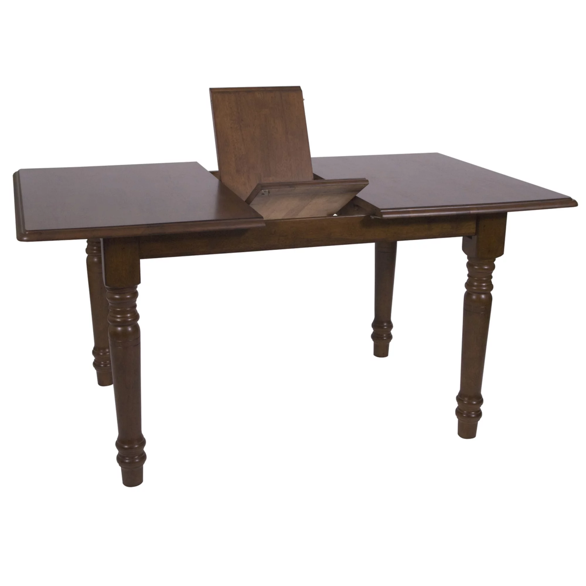 Andrews 48 in. Rectangle Distressed Chestnut Brown Wood Dining Table (Seats 6)