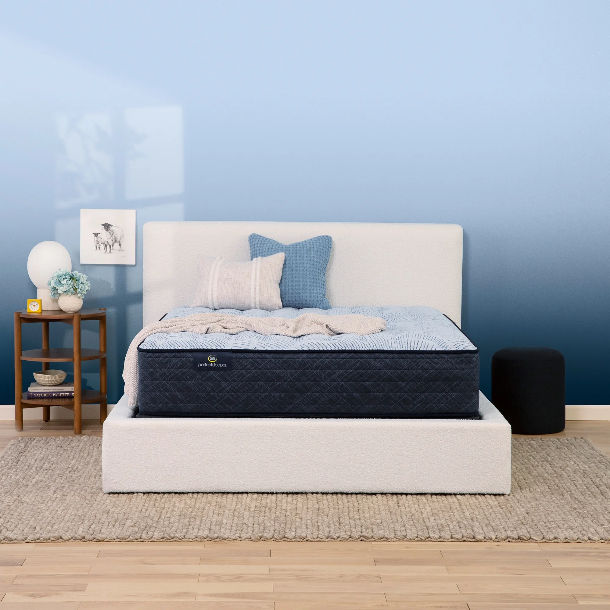Serta Perfect Sleeper Nurture Night 13.5" Medium Mattress -Twin XL - Innerspring; Fiberglass-Free