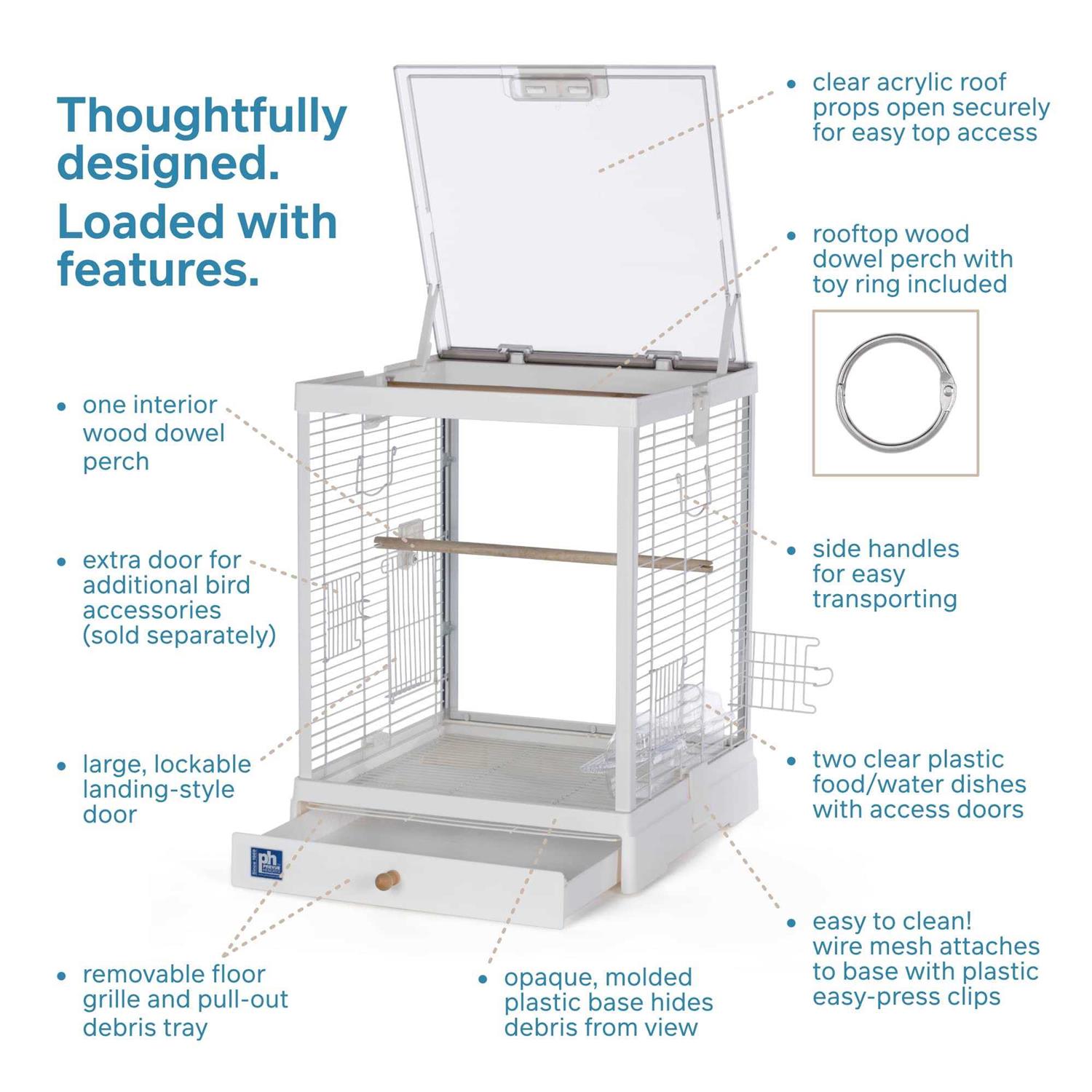 Prevue Pet Products Crystal Palace Bird Cage