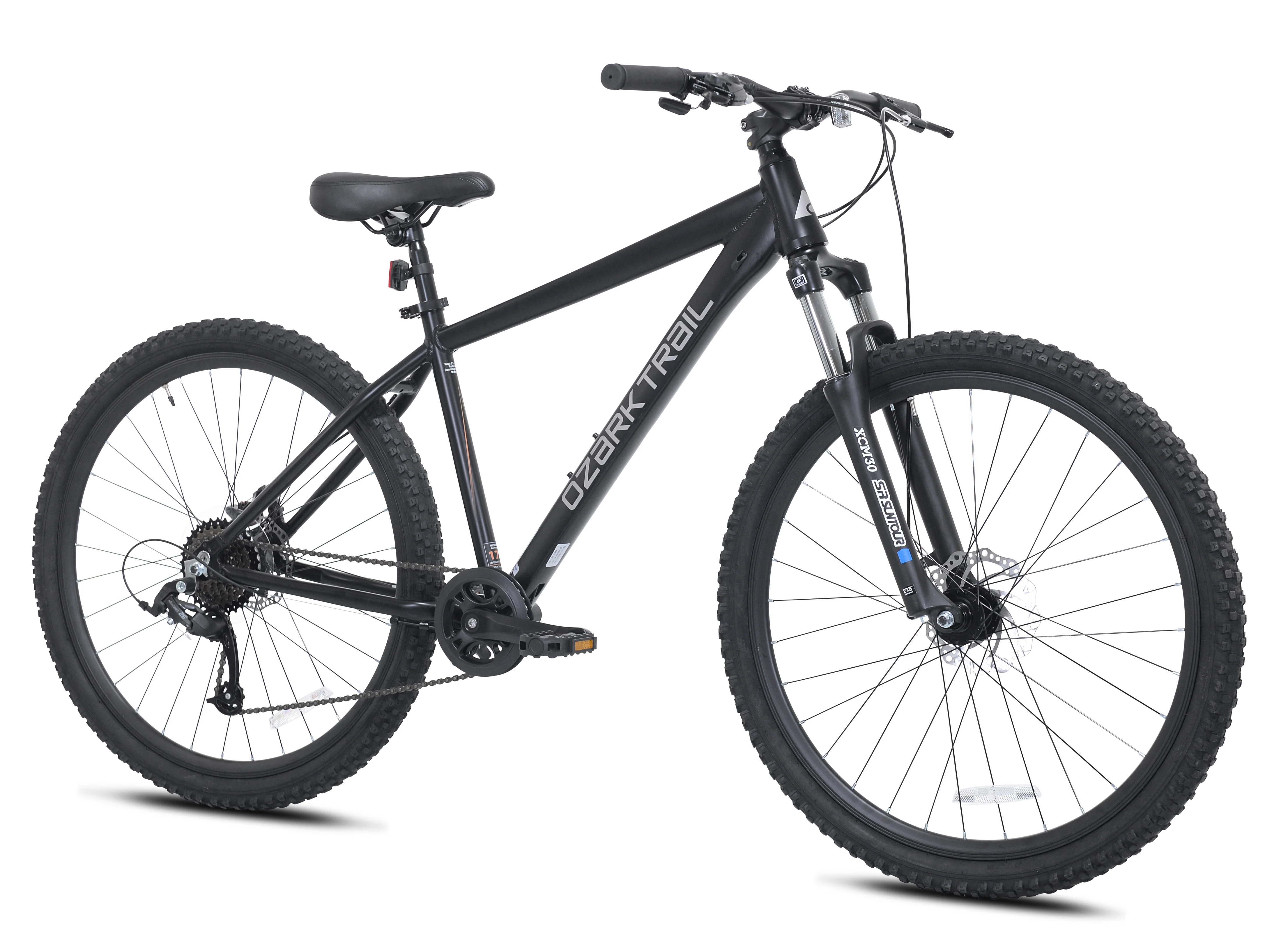 Ozark Trail 27.5 Vibe Mountain Bike, Medium Frame, Black, Adult, Unisex