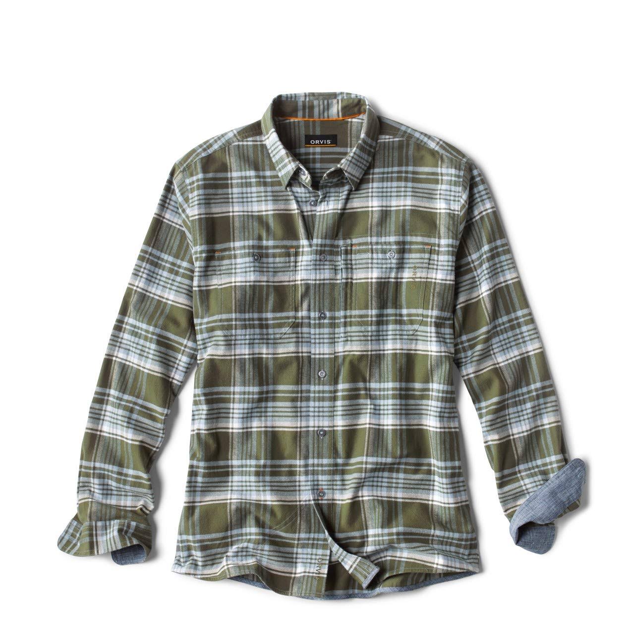Orvis Flat Creek Tech Flannel Rifle Green / XXL