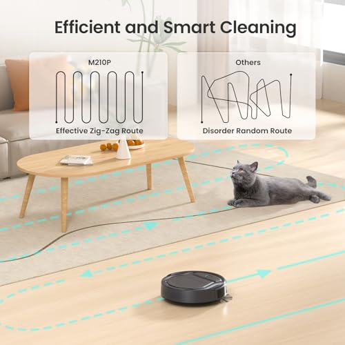 Lefant M3 Robot Vacuum, Robot Vacuum and Mop, 12000Pa Suction, Anti-Tangle Brushes, Dual Spinning Mop, Auto Mop Washing, Drying, Self-Emptying
