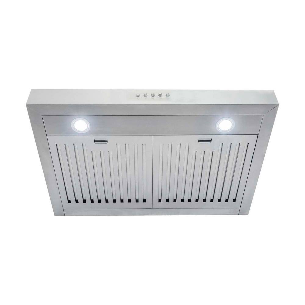 Cosmo UC30 Stainless Steel Under Cabinet Range Hood, 30x22