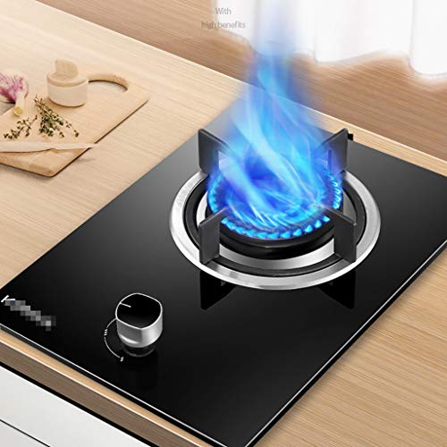Burners Gas Hob Built-in Gas Hob 4.8KW,Desktop/Built-in Home Kitchen Single Burner Gas Stove ，Easy To Clean
