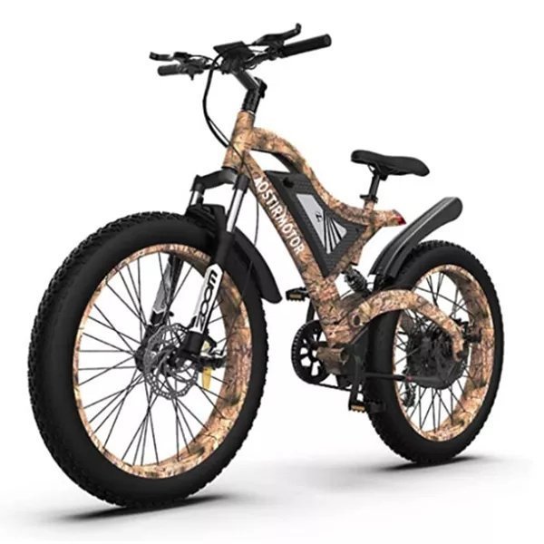 Electric Bike 1500W Electric Mountain Bike 48V 15AH Removable Lithium Battery