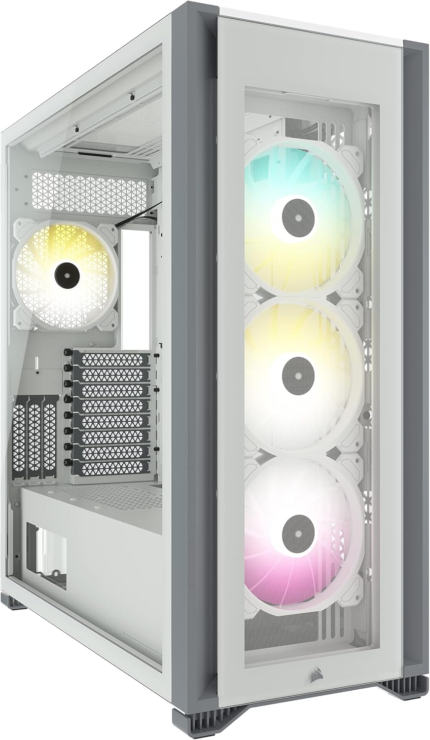 CORSAIR iCUE 7000X RGB Full-Tower ATX PC Case, White
