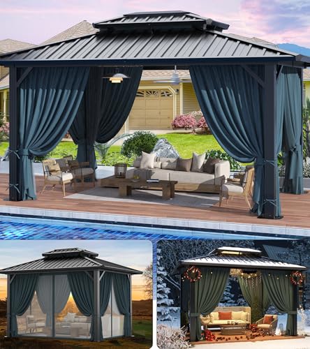 Hoteel 6x8ft Hardtop Grill Gazebo