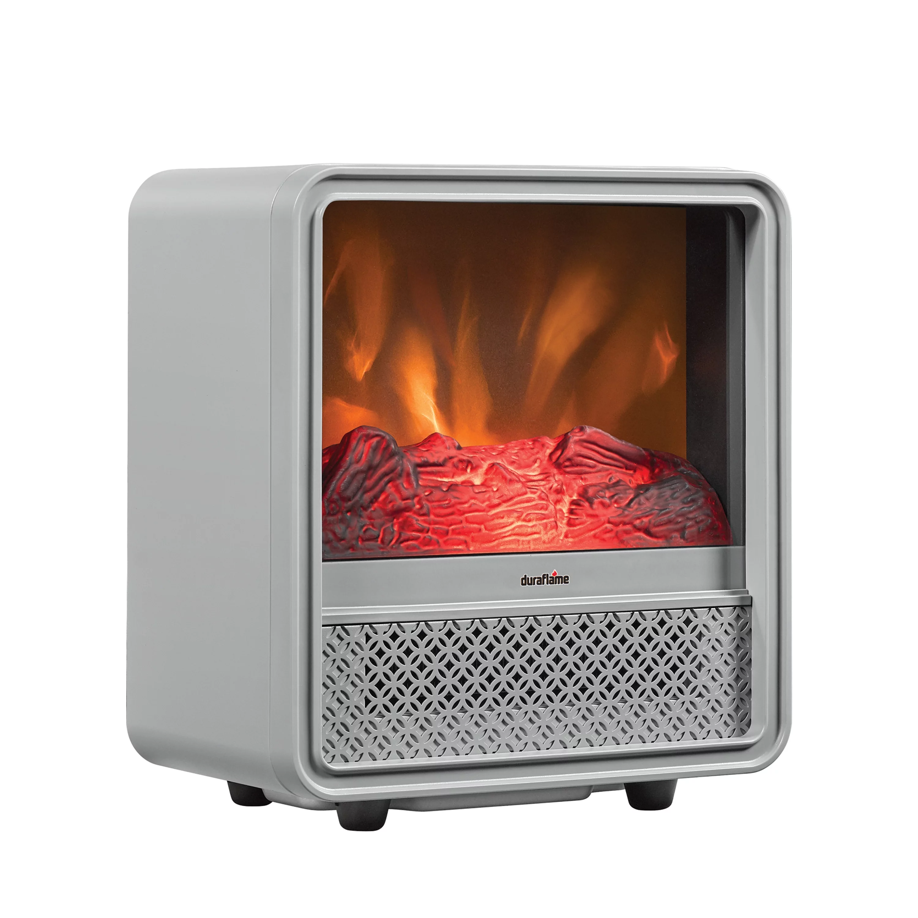 Duraflame Portable Electric Personal Cube Space Heater - Vapor Gray