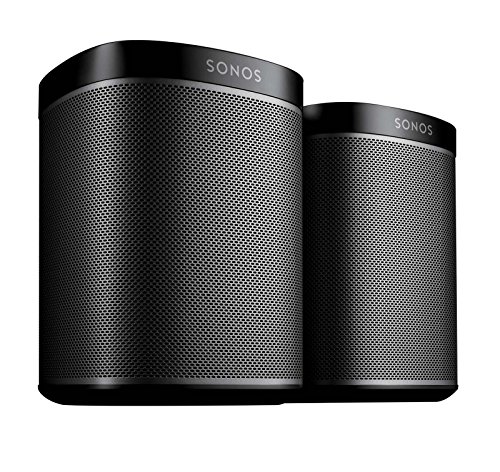 Sonos Play:1 2-Room Wireless Smart Speakers for Streaming Music - Starter Set Bundle (White), Works with Alexa