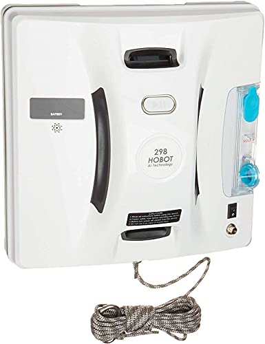 HOBOT-298 Window Cleaning Automatic Robot with Ultrasonic Water Spray, Intelligent Cleaning, AI Smart Route Plan, Replaceable Water Tank
