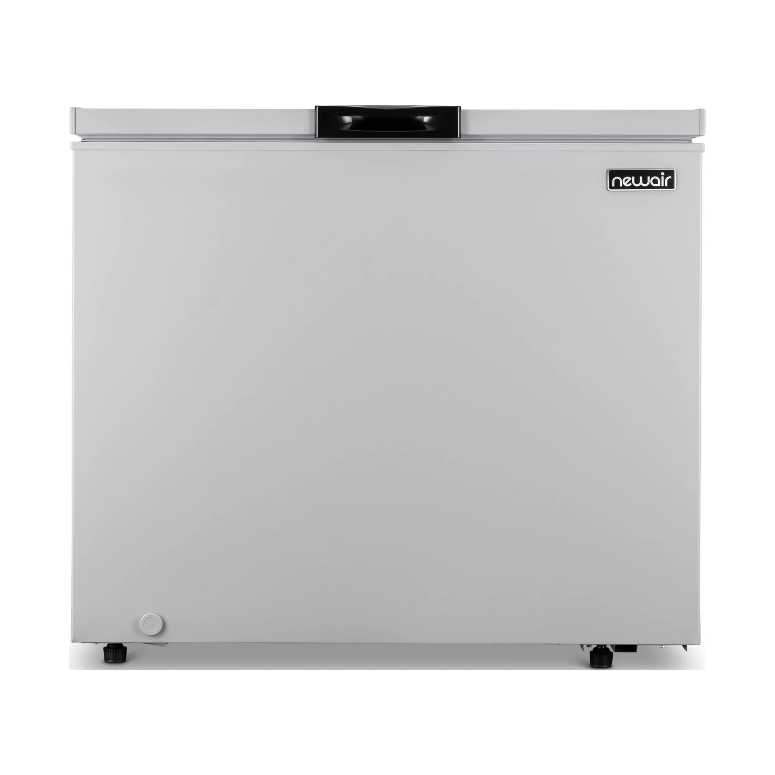 NewAir 6.7 Cu. Ft. Compact Chest Freezer in Cool Gray, Temperature Control, Fast Freeze Mode, Door Alarm, Wire Basket, Self-Diagnose Program