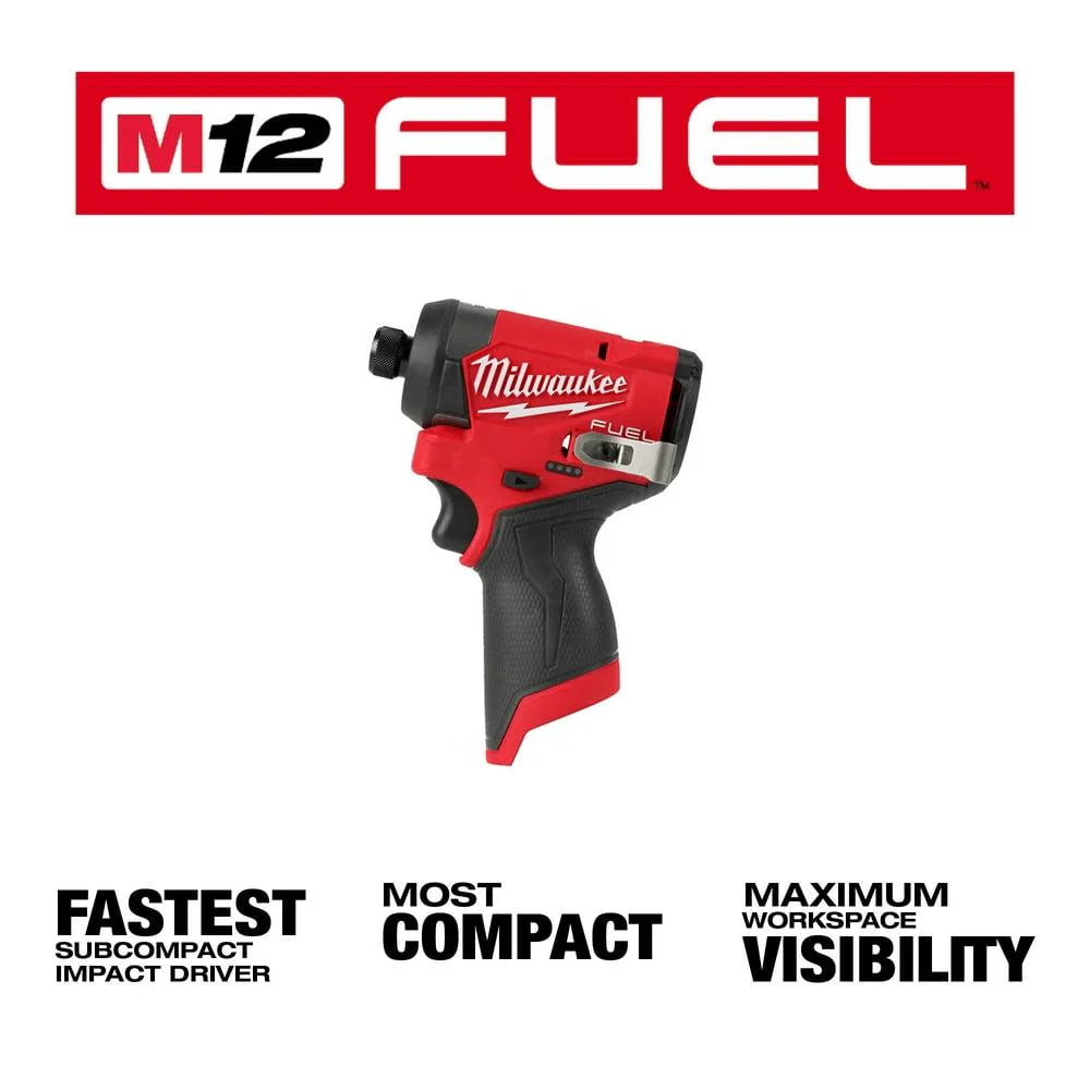 Milwaukee M12 Fuel 1/4 Hex Impact Driver