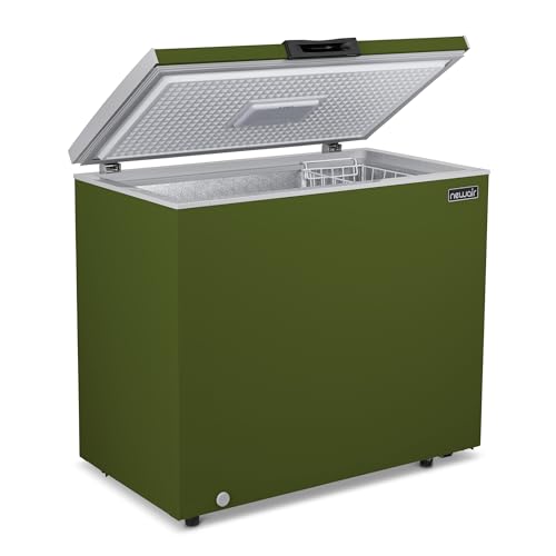 Newair 13.8 cu. ft. Upright Freezer, Fridge Freezer Convertible, Garage Ready Refrigerator, Frost Free Freezer with Door Alarm, Stand up Deep Freezer