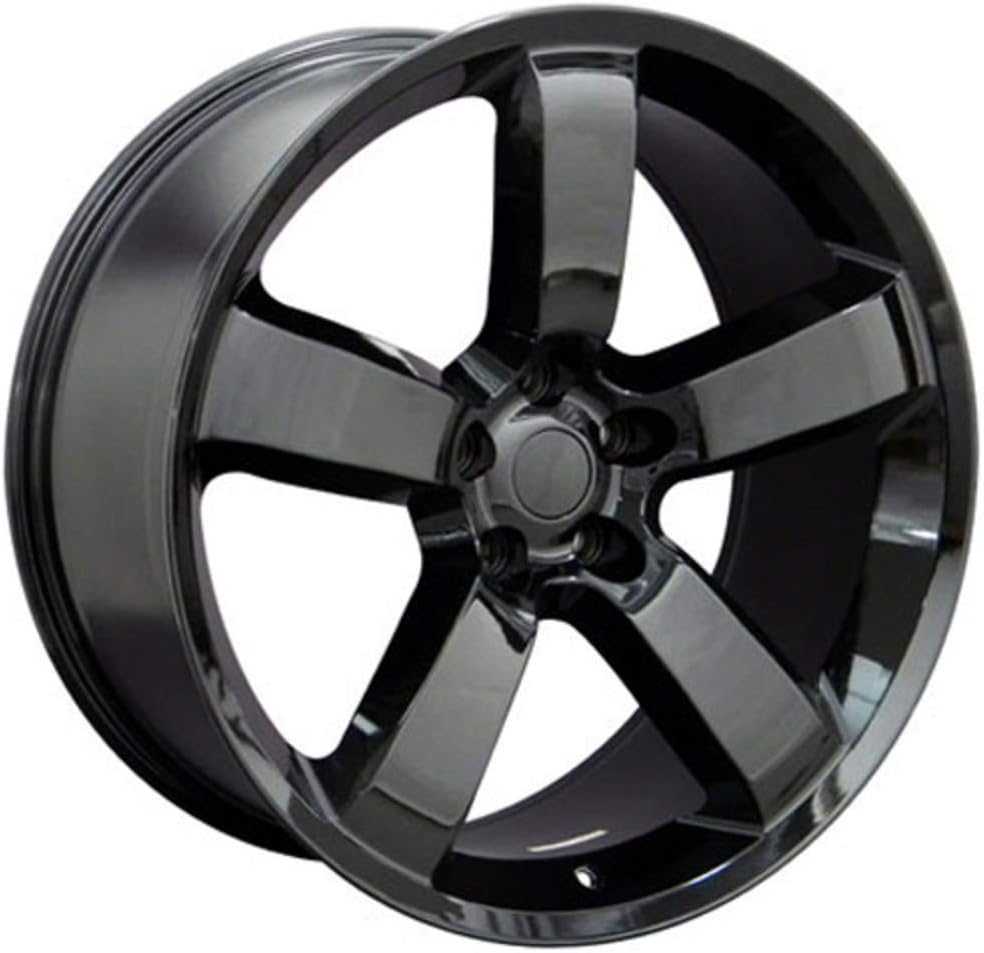 Partsynergy Replacement For 20" Rim fits 2006-2018 Dodge Charger SRT Style Black 20x9 Wheel