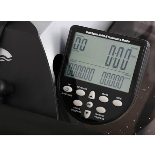 WaterRower M1 Rowing Machine with S4 BLE Monitor | USA Made Water Rower | Original Handcrafted Erg Row Machine for Home Use & Gym