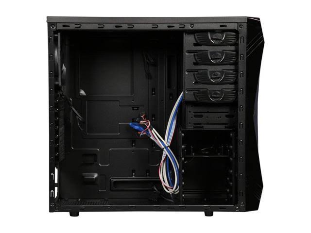 Rosewill Challenger ATX Mid-Tower 3X Fans Blue LED Gaming PC Case