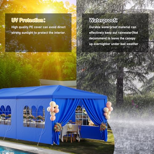 Outdoor Party Tent 10x30 Black Tents for Parties