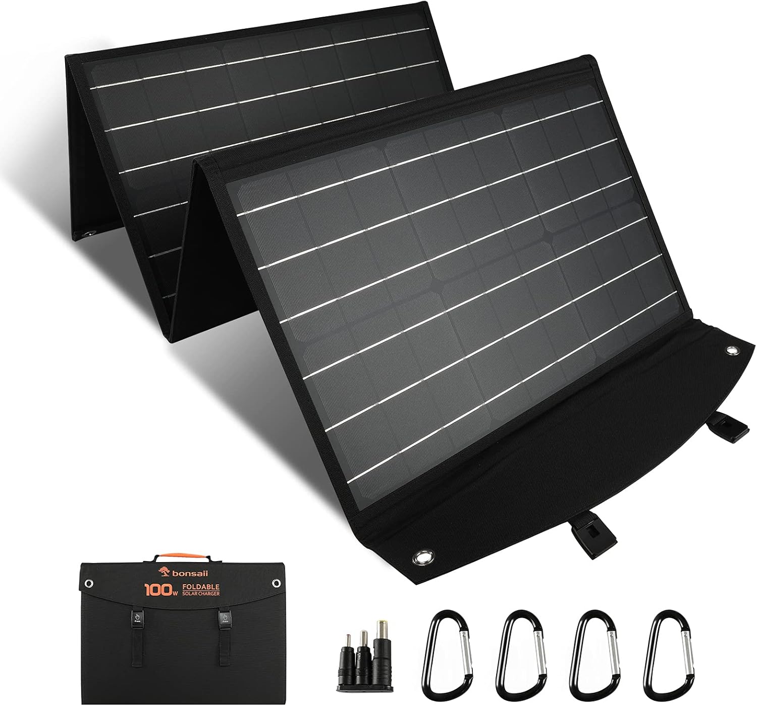 Solar Panels for Camping, 120W Solar Panel Charger for Power Station & Solar Generator