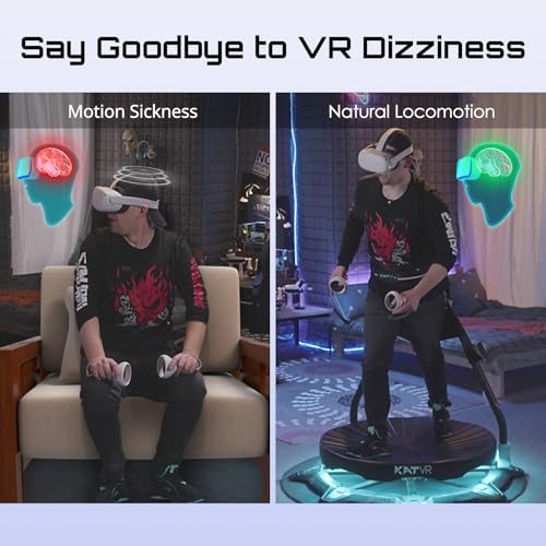 KAT Walk C2 CORE VR Treadmill | 360° Omnidirectional Walking Pad for Immersive Gaming & Home Fitness | Compatible with SteamVR, Oculus