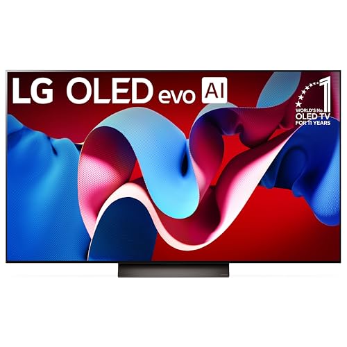 LG 65-Inch Class OLED evo C4 Series Smart TV 4K Processor Flat Screen with Magic Remote AI-Powered with Alexa Built-in (OLED65C4PUA, 2024)