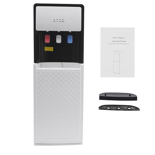 Bottom Loading Water Cooler Dispenser, Hot & Cold Water Cooler Dispenser with Anti-Scalding Design, Storage Cabinet and Child Safety Lock for Home