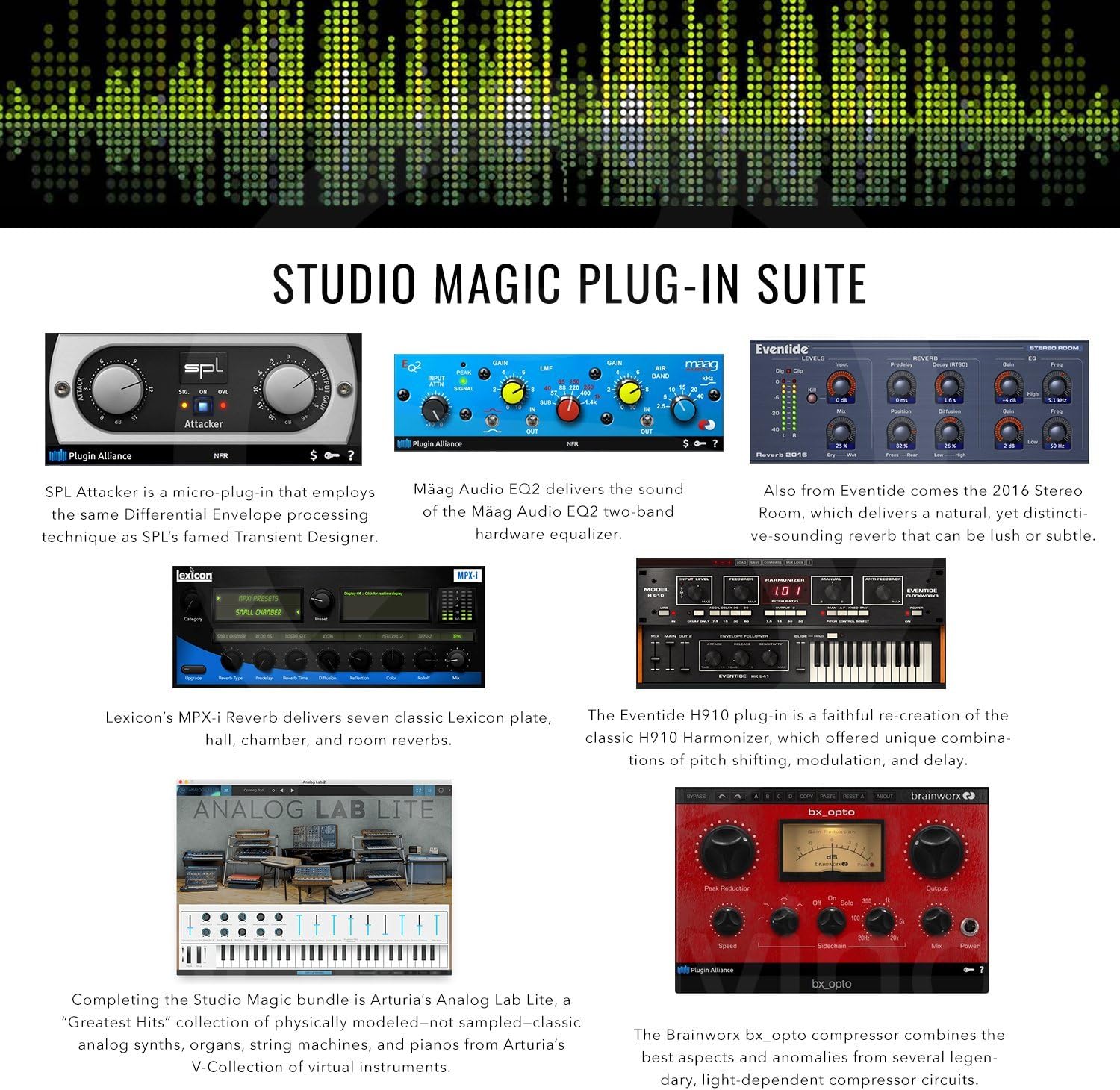 PreSonus AudioBox iTwo 2x2 USB Recording System with PreSonus Eris E3.5 Multimedia Reference Monitors, Samson Microphone, and Deluxe Bundle