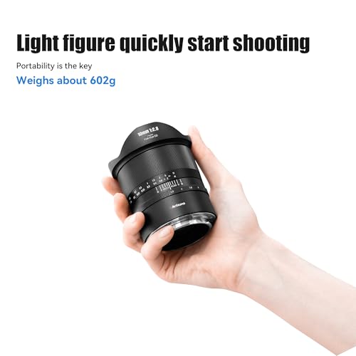7artisans 10mm F2.8 II Full Frame Ultra Wide Angle Fisheye Lens 185°Manual Focus for Nikon Z-Mount Mirrorless Cameras Z7II/Z6II/Z5/Z6/Z7/Z9