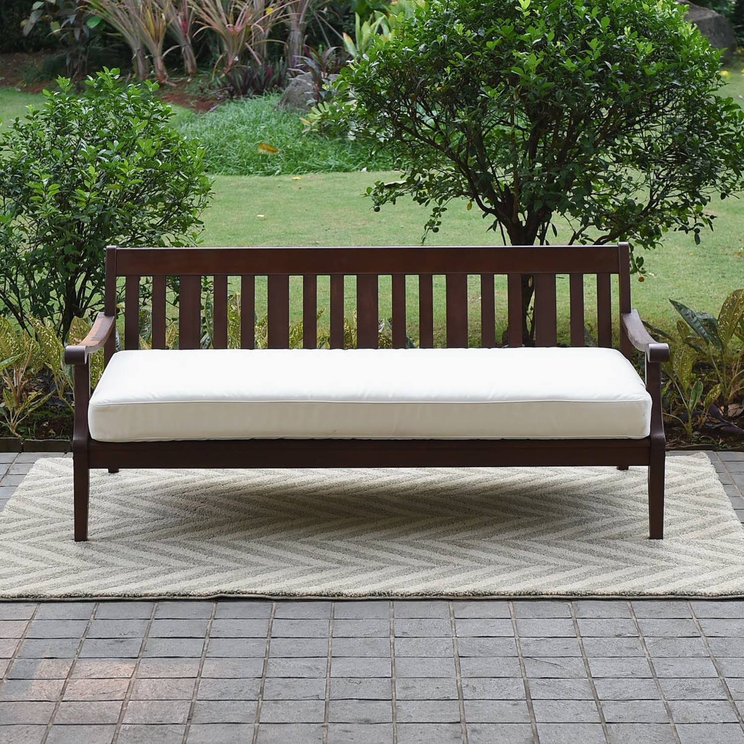 Cambridge Casual Como Daybed with CUSHION, Brown