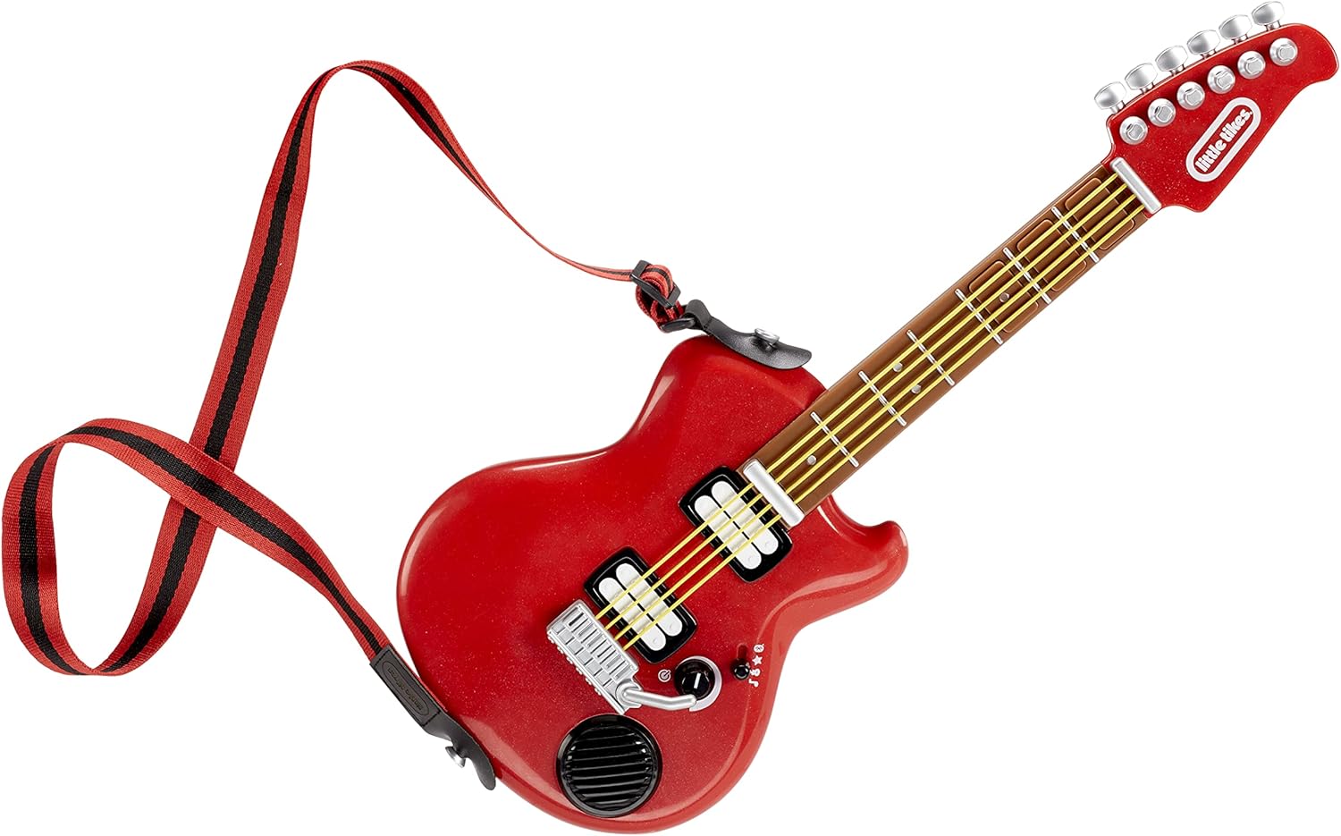 Little Tikes My Real Jam™ Twice The Fun Guitar™, Two Toy Electric Guitars with Cases and Straps, 4 Play Modes, and Bluetooth® Connectivity
