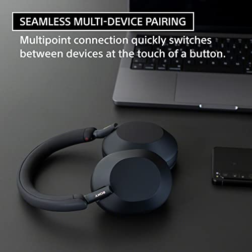 Sony WH-1000XM5 The Best Wireless Noise Canceling Headphones, Auto NC Optimizer, 30-Hour Battery, Alexa Voice Control, Black