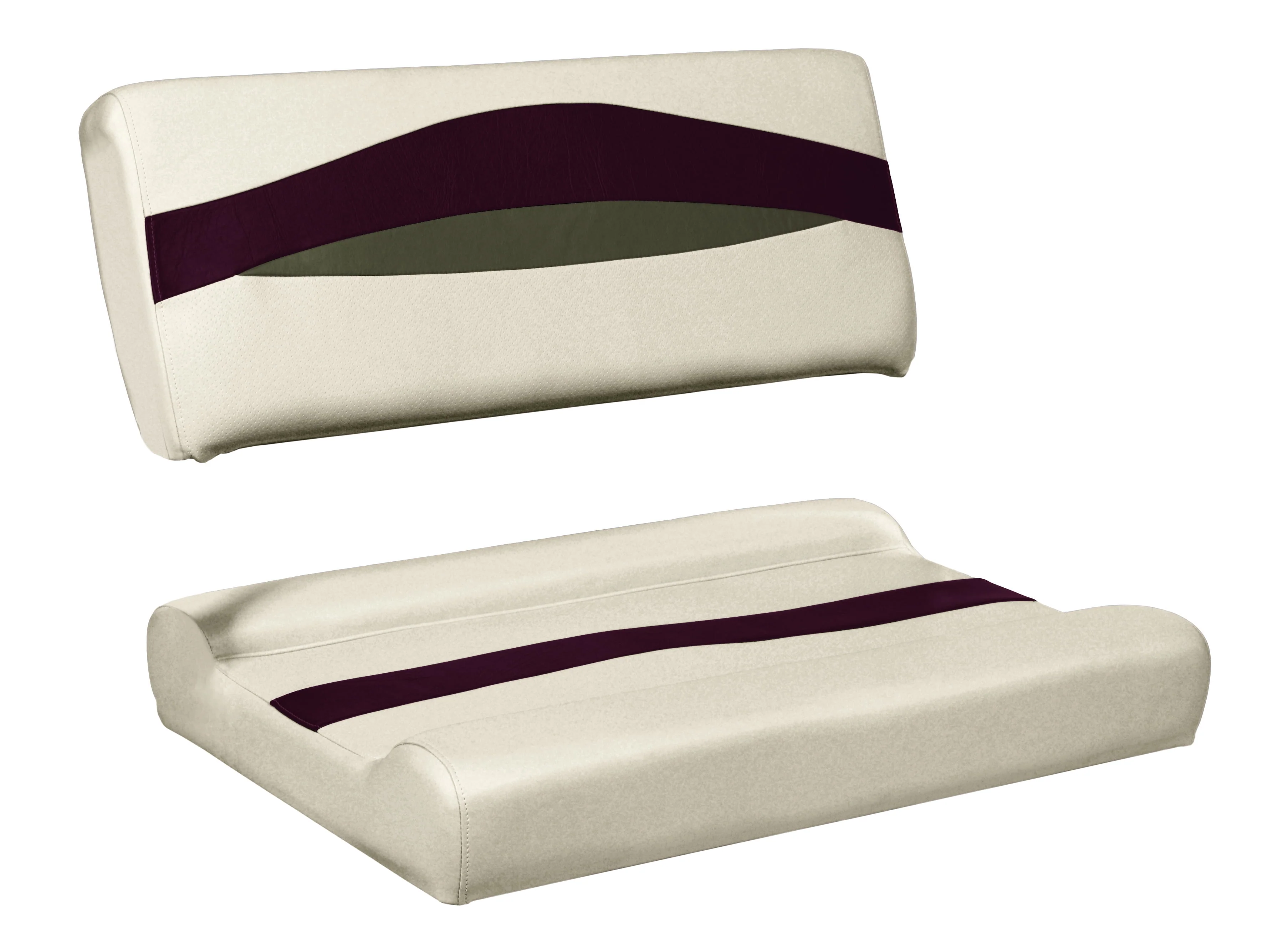 Wise BM1152-986 Premier Series Pontoon Flip-Flop Seat Cushion Set
